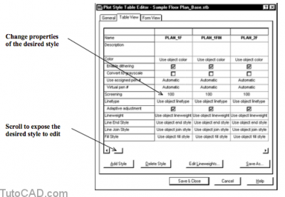 How To Work With Plot Styles | Tutorial AutoCAD