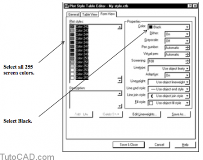 How To Work With Plot Styles | Tutorial AutoCAD