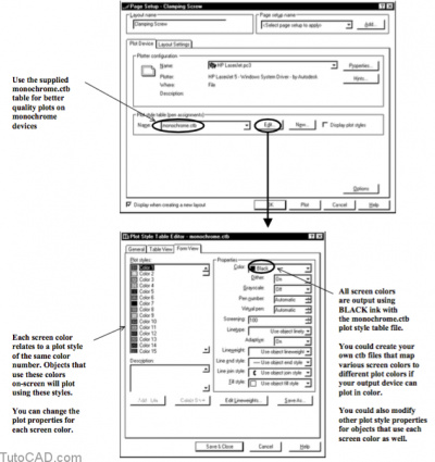 How To Use Plot Styles | Tutorial AutoCAD