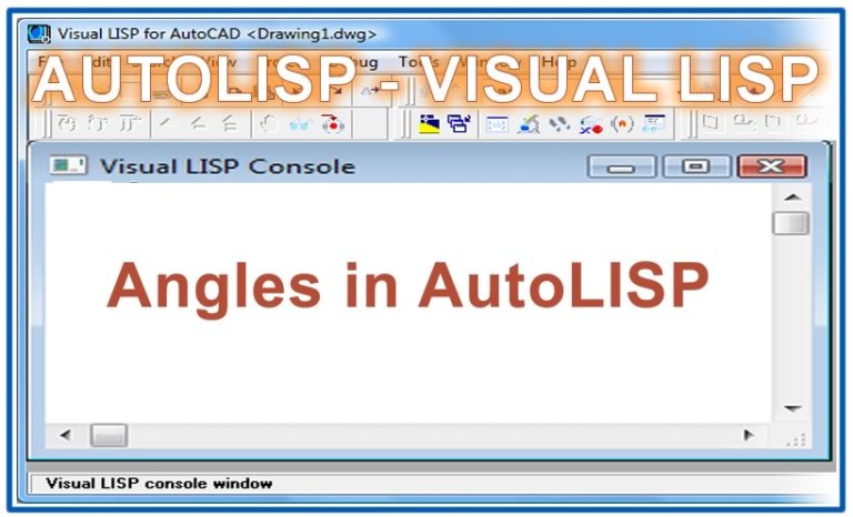 autocad lisp programming tutorial